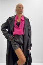 shorts effetto pelle chic
